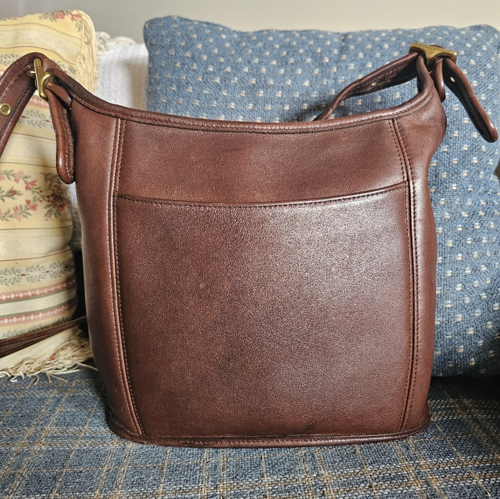Vintage COACH Legacy Slim Duffle Mahogany 9816